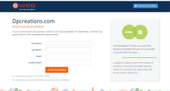 Desktop Screenshot of dpcreations.com